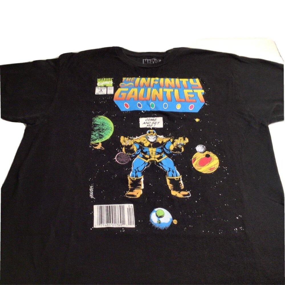 Marvel Comics Infinity Gauntlet Thanos Tee Shirt  Size XL (18) Come And Get Me